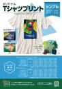  商品別TシャツA4チラシ<シンプル>